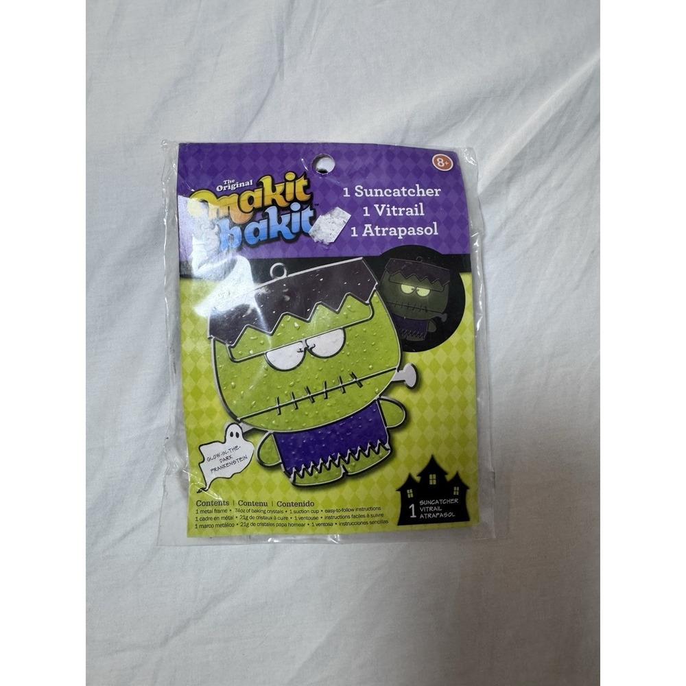 Makit & Bakit Frankenstein Monster Suncatcher Halloween Holiday Craft Kit Kids